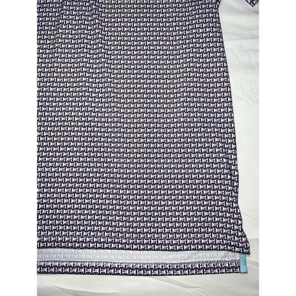 Greyson Polo Shirt Mens Size XL Multicolored Geometric Pattern Embroidered Logo - Picture 4 of 16